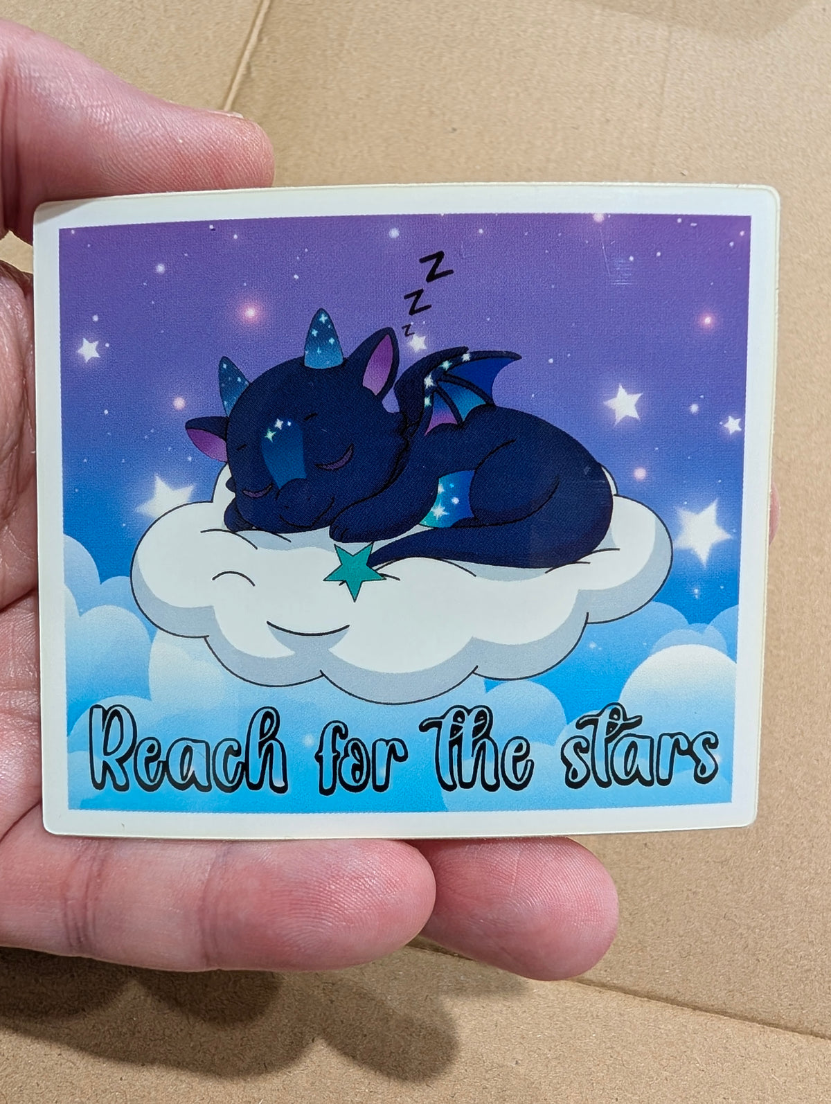 Norrhys Reach for the Stars matte sticker