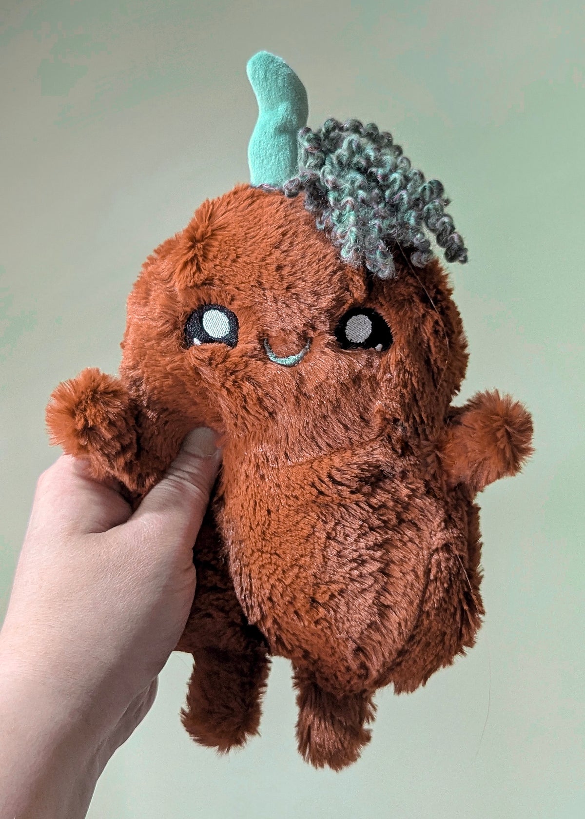 Pumpkin Pal – Weighted Pumpkin Plush (Ready to Ship)