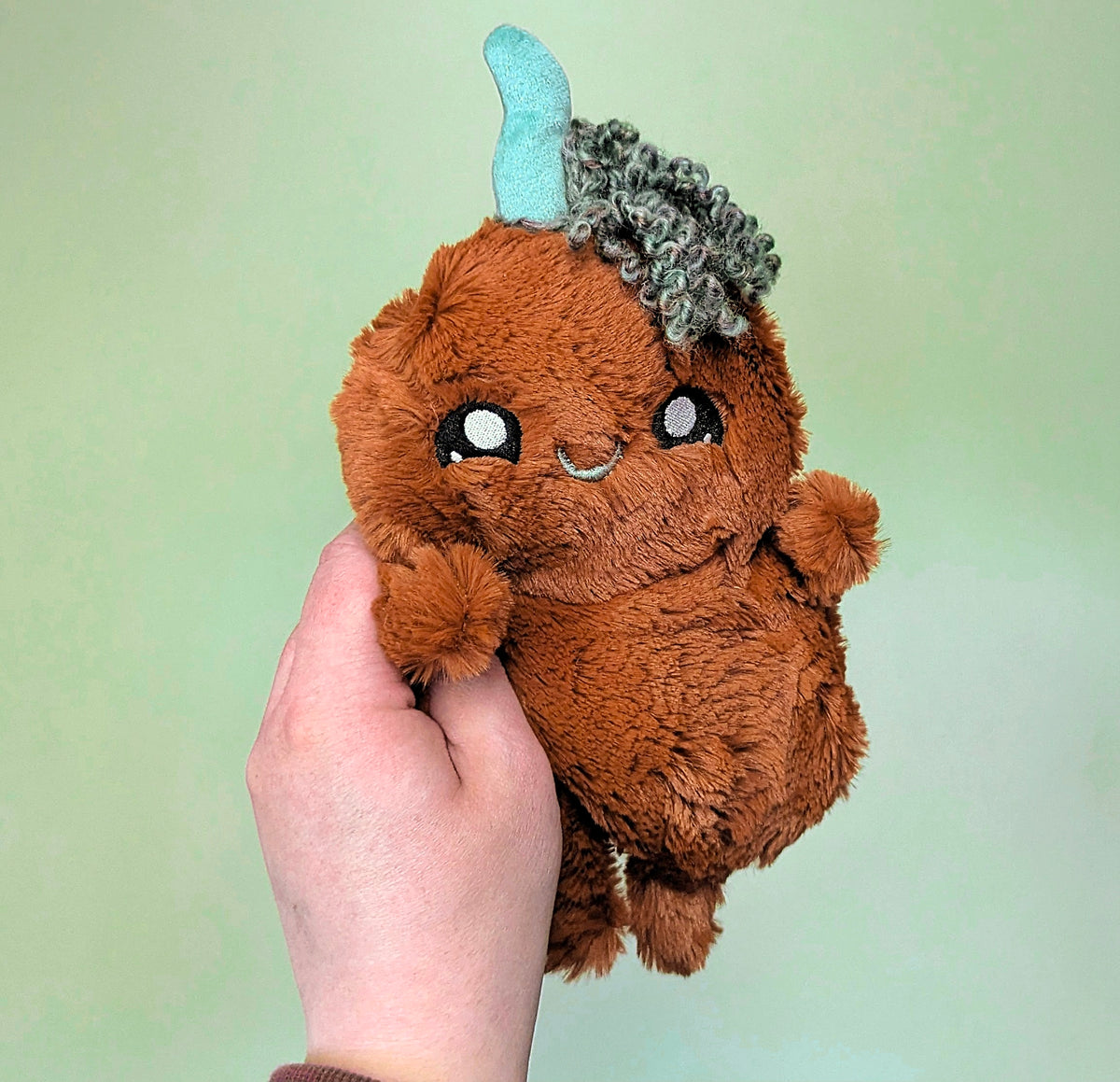 Pumpkin Pal – Weighted Pumpkin Plush (Ready to Ship)