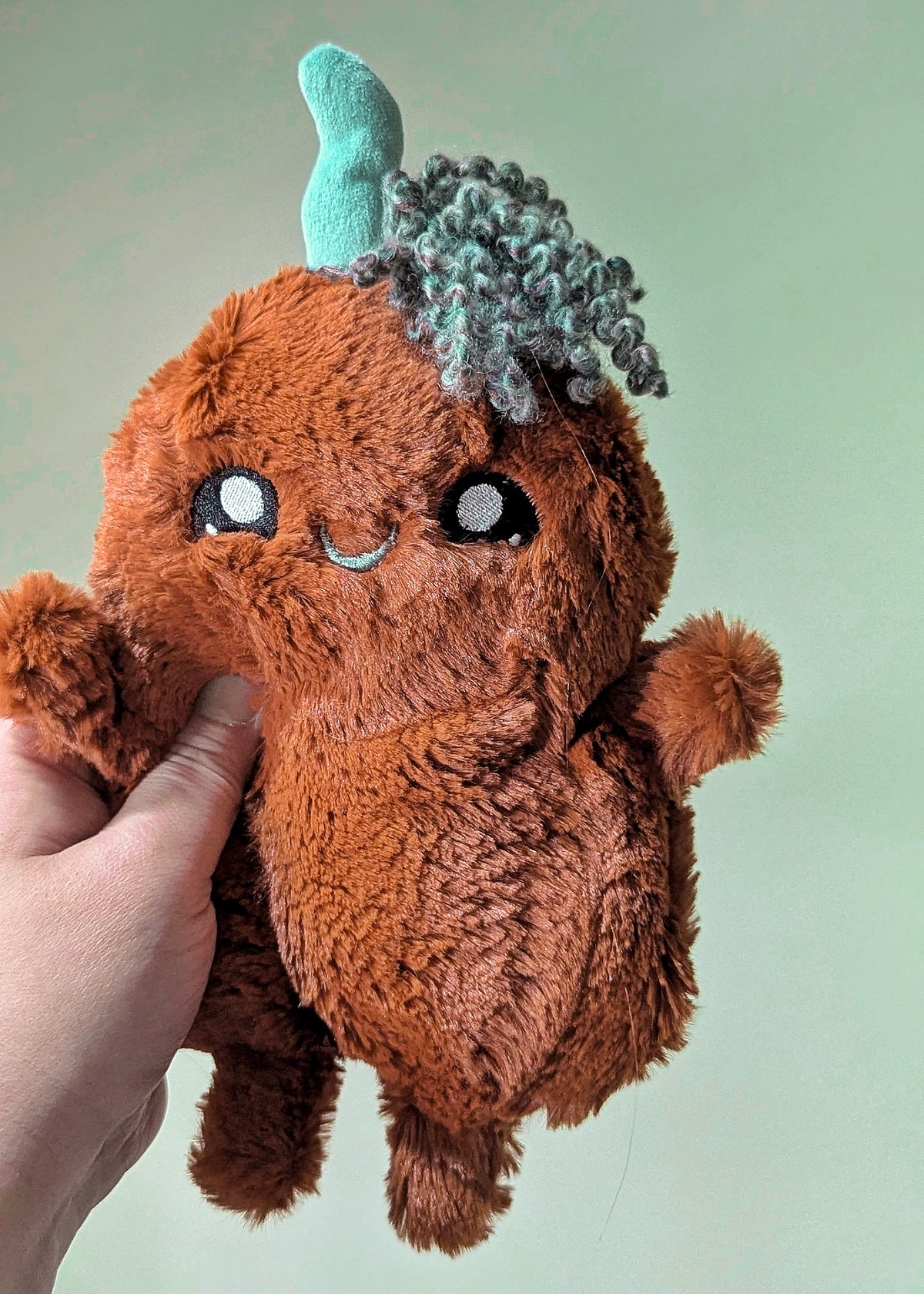 Pumpkin Pal – Weighted Pumpkin Plush (Ready to Ship)