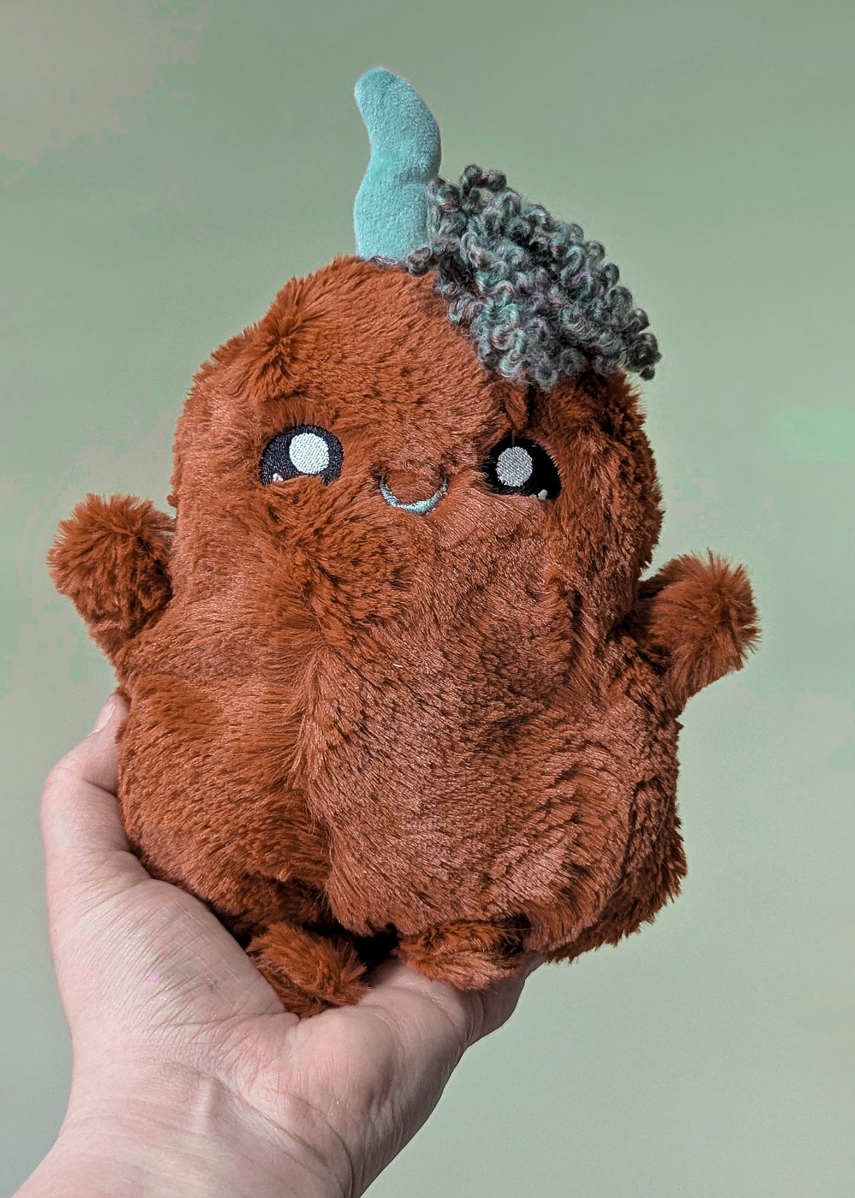 Pumpkin Pal – Weighted Pumpkin Plush (Ready to Ship)