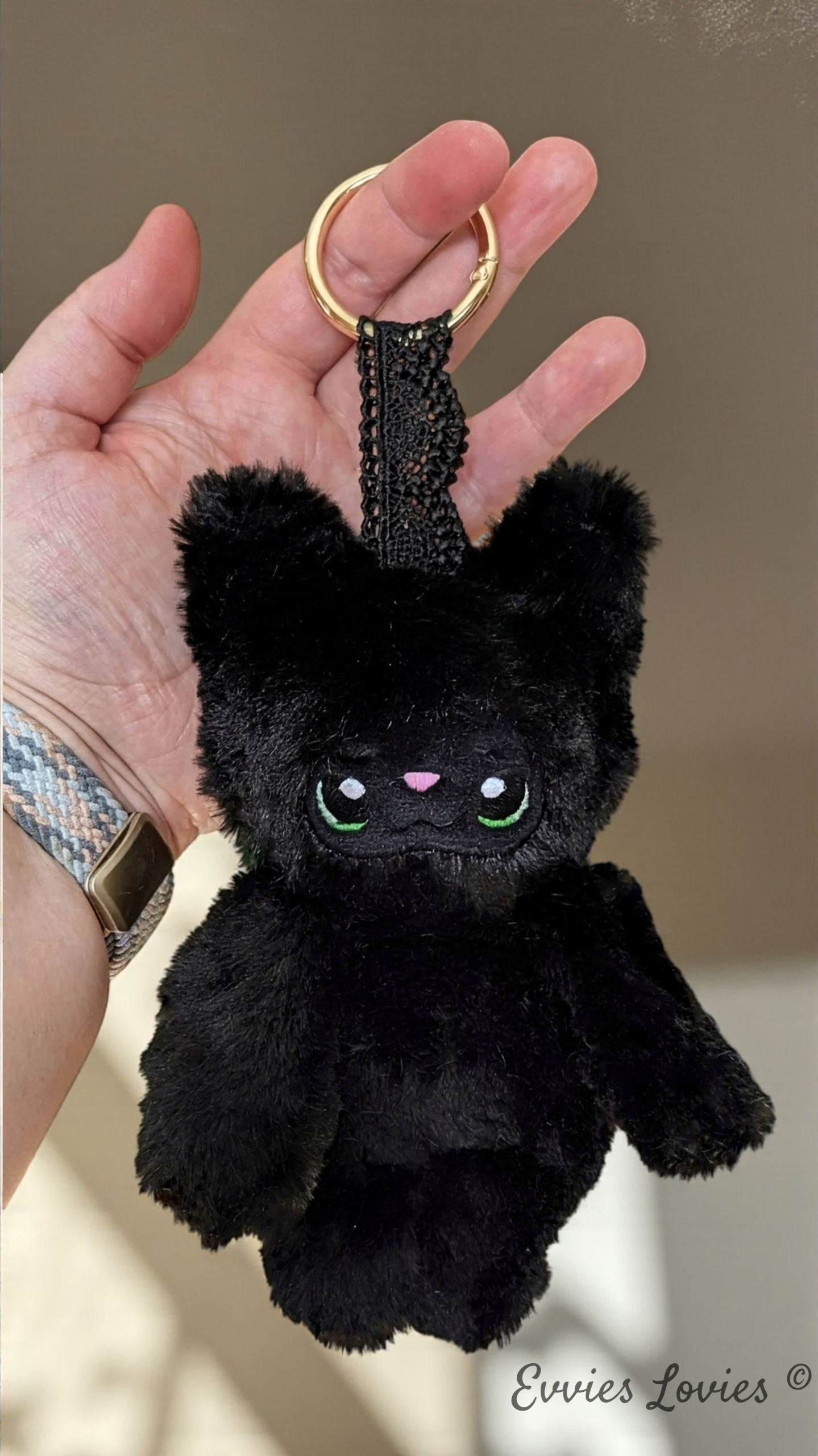 Black cat charm