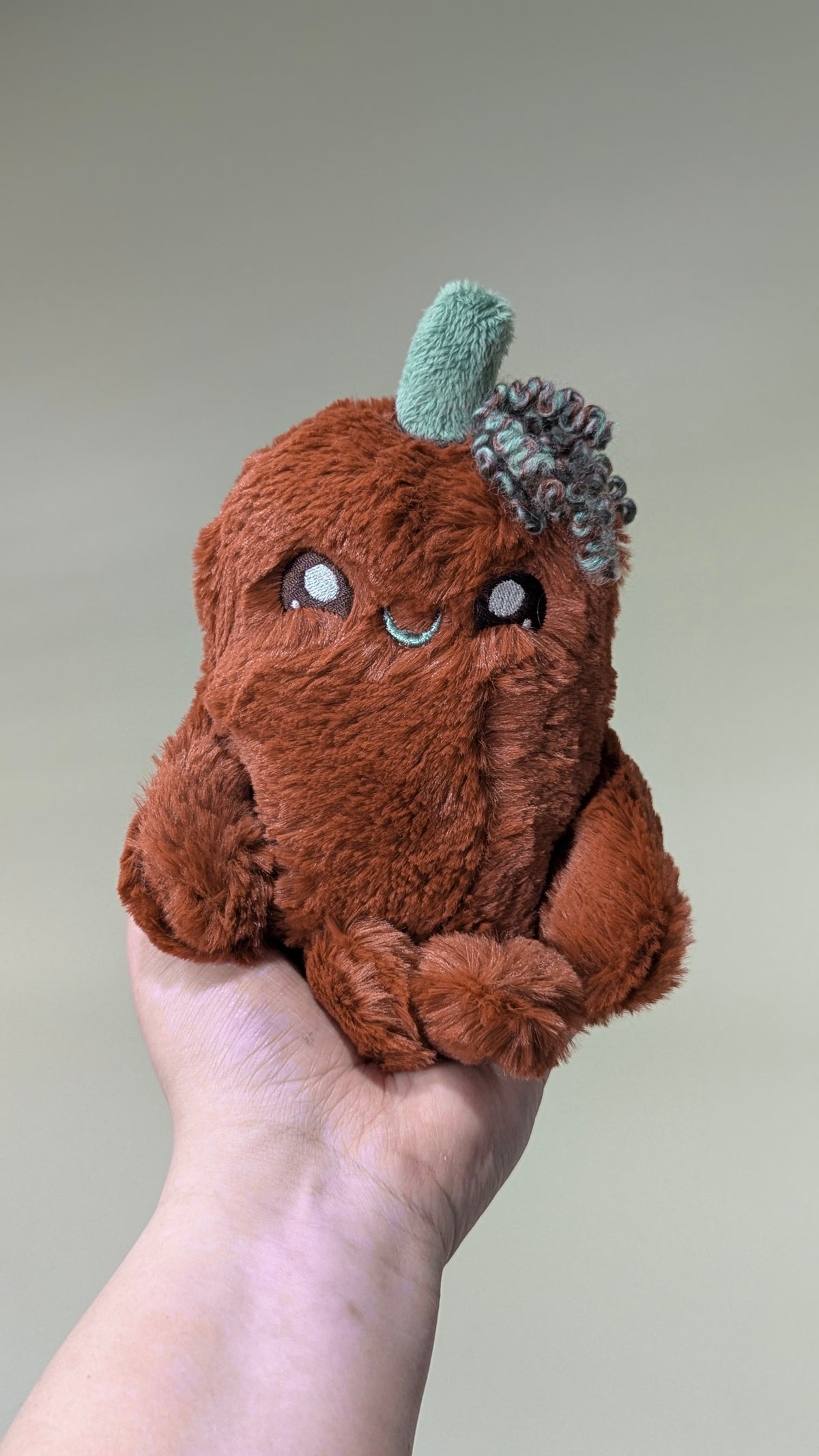 Pumpkin Pal – Weighted Pumpkin Plush (Ready to Ship)