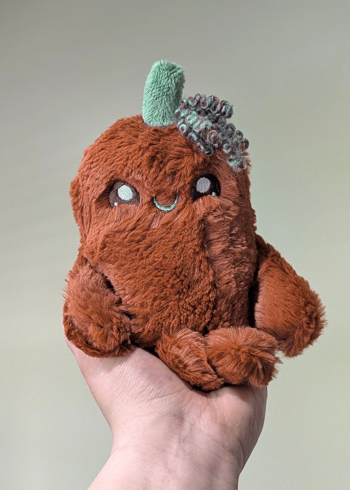Pumpkin Pal – Weighted Pumpkin Plush (Ready to Ship)