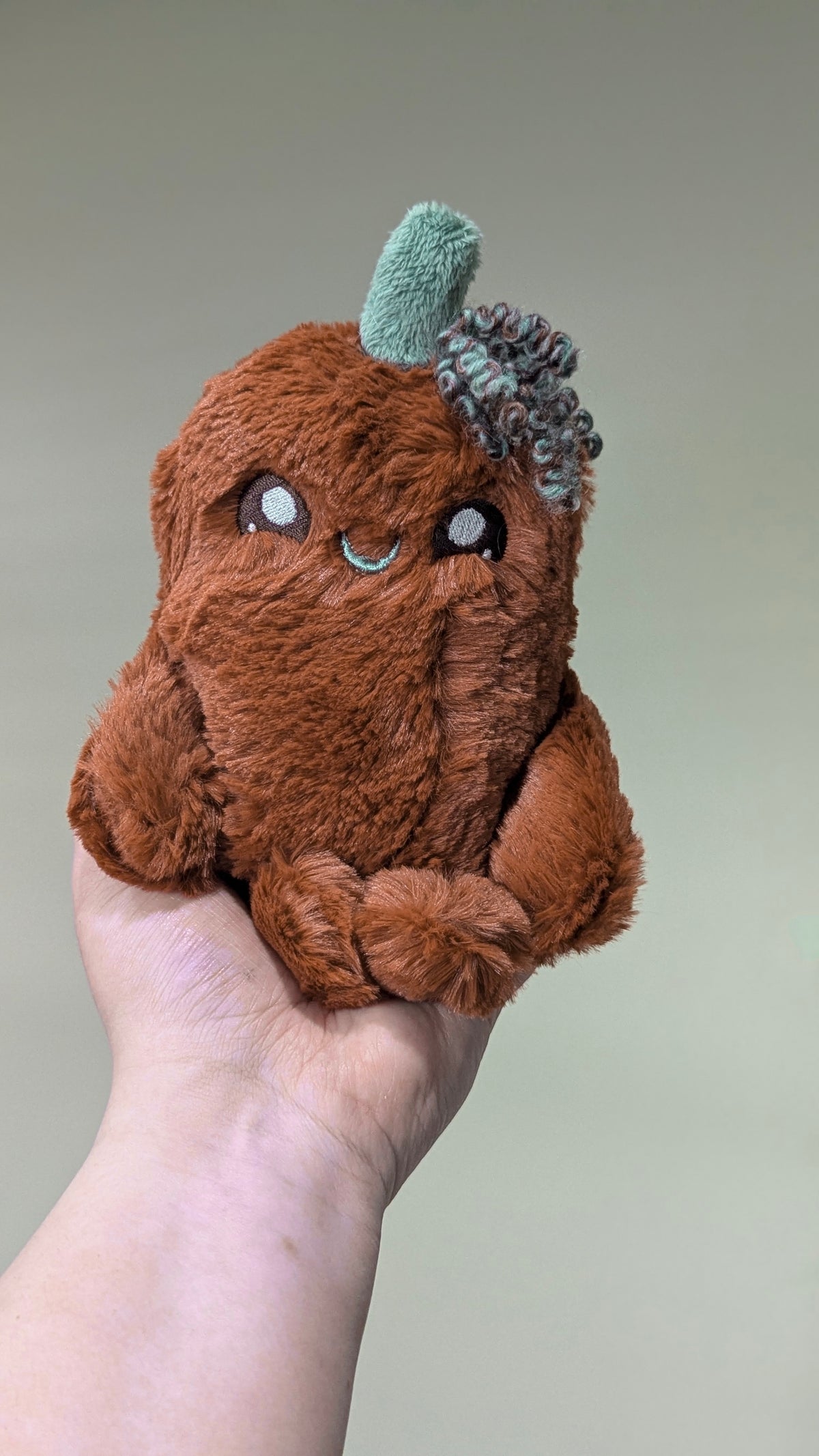 Pumpkin Pal – Weighted Pumpkin Plush (Ready to Ship)